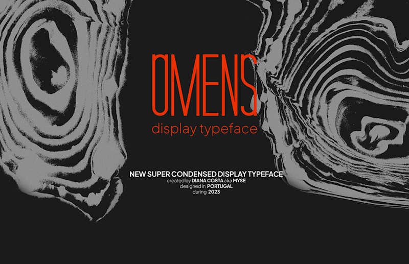 Cover image for Omens - Typeface