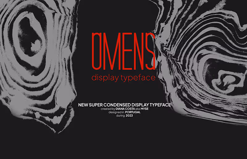 Cover image for Omens - Typeface