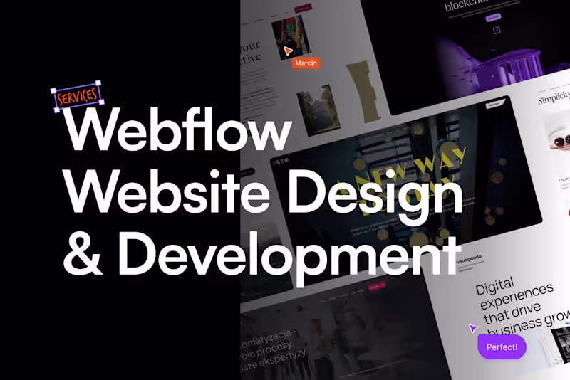 Cover image for Webflow / Website Design & Development