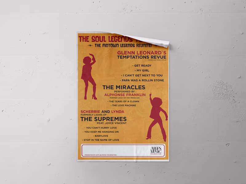 Cover image for Created poster designs for valuable foundations.