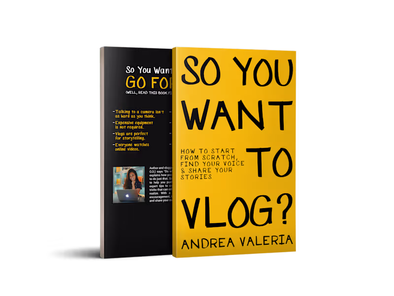 Cover image for Book: 'So You Want to Vlog?'