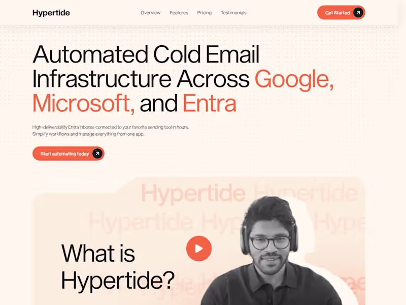 Cover image for Hypertide - Website Development