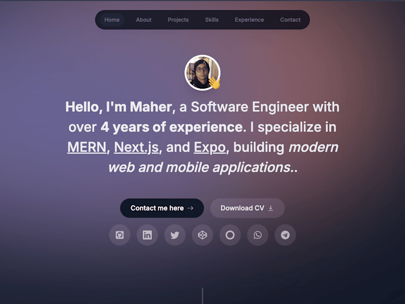 Cover image for My portfolio | Next.js
