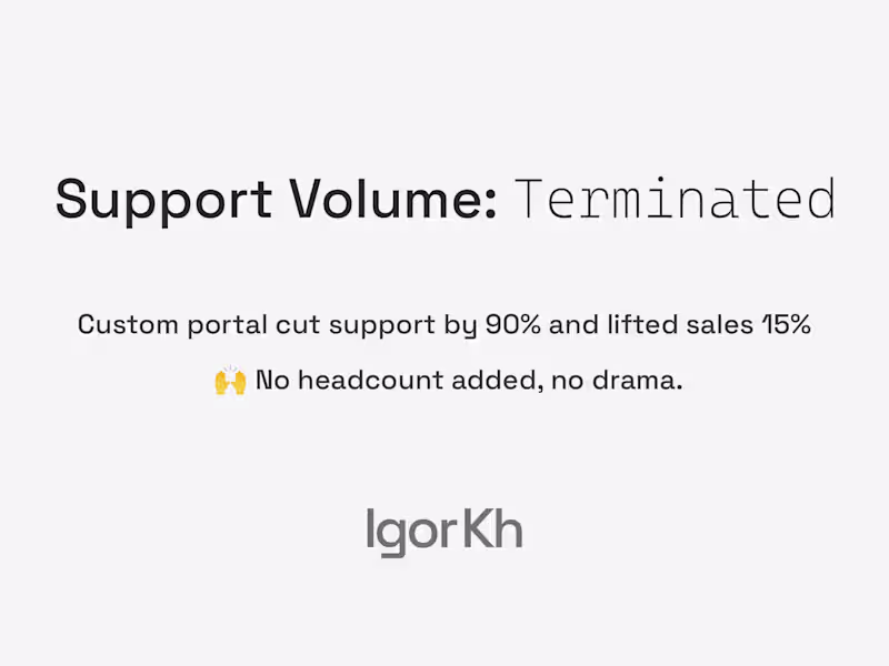 Cover image for Self-Service Portal for Growing Hosting Provider