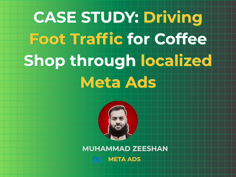 Cover image for CASE STUDY: Driving Foot Traffic through localized Meta Ads