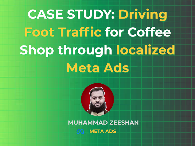 Cover image for CASE STUDY: Driving Foot Traffic through localized Meta Ads