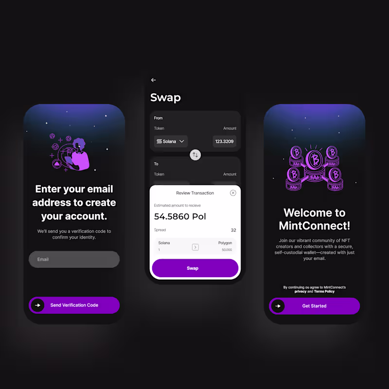 Cover image for MintConnect – UX/UI Redesign for NFT Marketplace