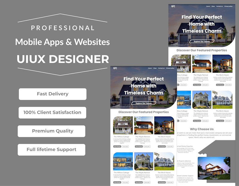 Cover image for Website UI/UX Design That Looks Stunning & Works Seamlessly