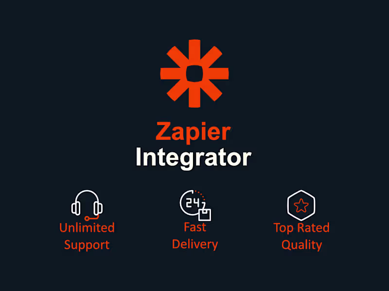 Cover image for You will get a zapier integration professional