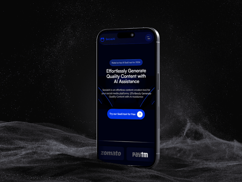 Cover image for Social AI Complete website design