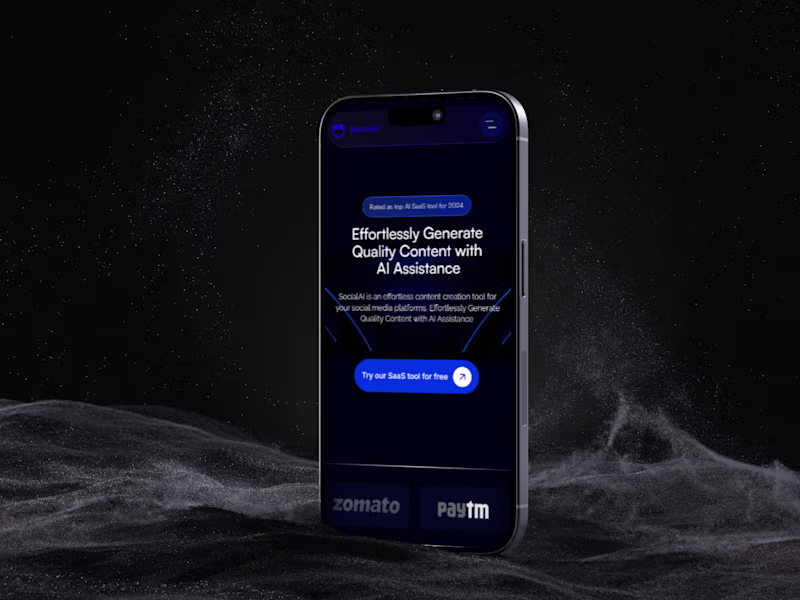 Cover image for Social AI Complete website design