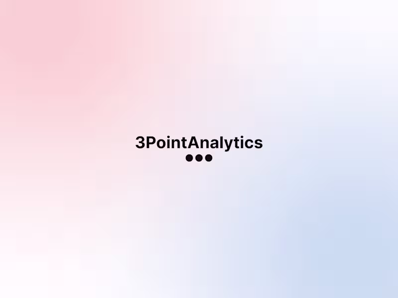 Cover image for 3-Point Analytics: Goal + KPI mgmt tool