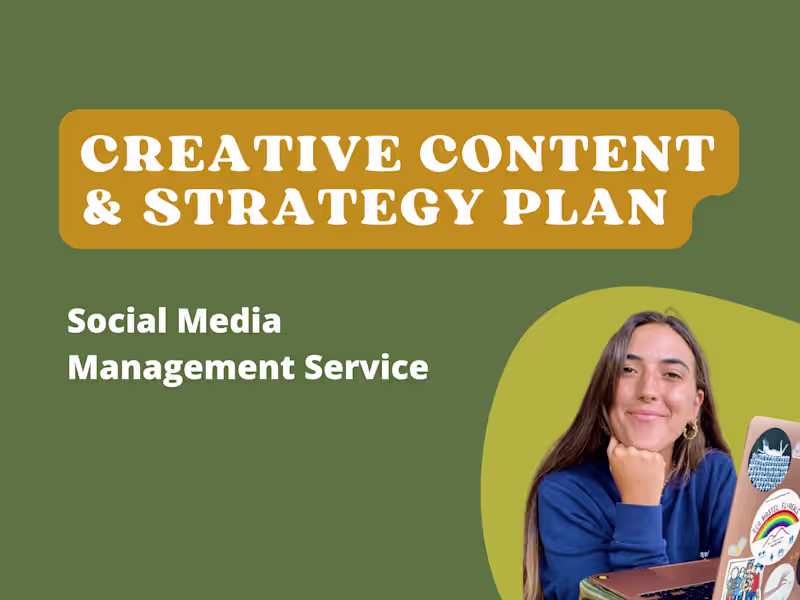 Cover image for Creative Content & Strategy Plan
