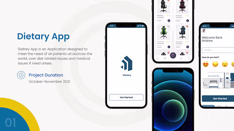 Cover image for Dietary Mobile App on Behance