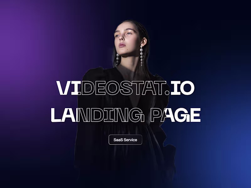 Cover image for VideoStat Landing Page