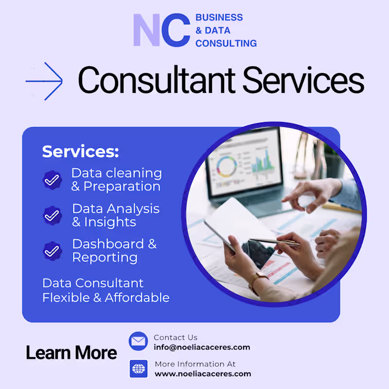 Cover image for Data & Business Analyst