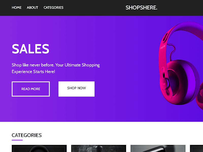 Cover image for Shopsphere - E-Commerce Website
