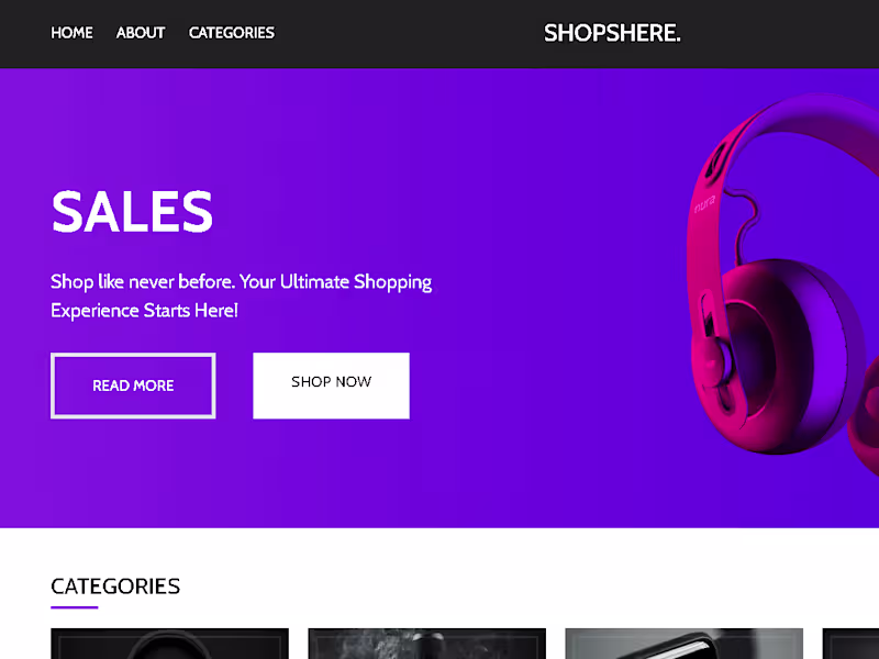 Cover image for Shopsphere - E-Commerce Website

