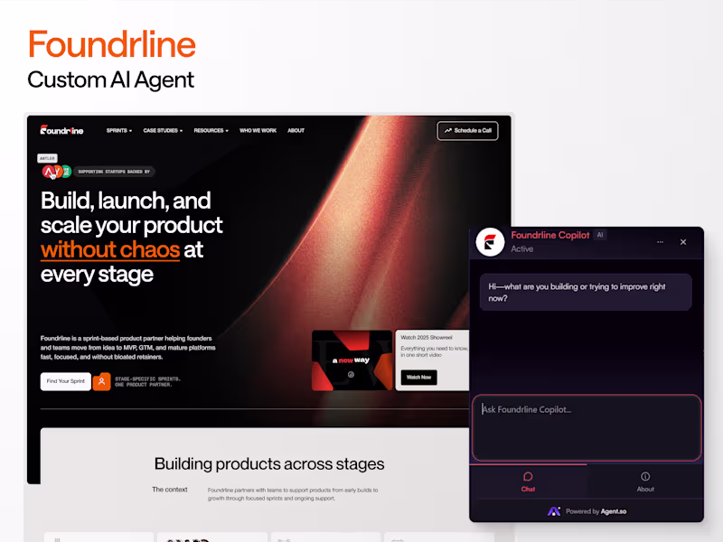 Cover image for Foundrline AI Strategist: Qualifying Product Leads at Scale