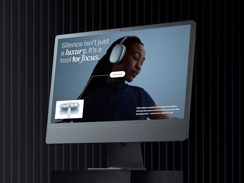 Cover image for Airpods Max Web Redesign