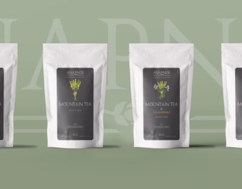 Cover image for Anapnoe tea - label design