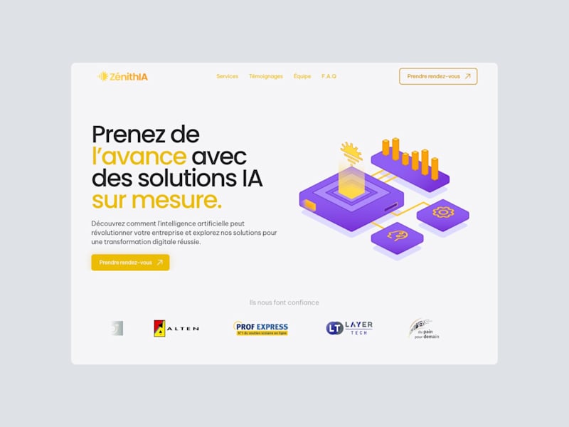 Cover image for Web Design, Logo Design & Custom Illustration - ZénithIA