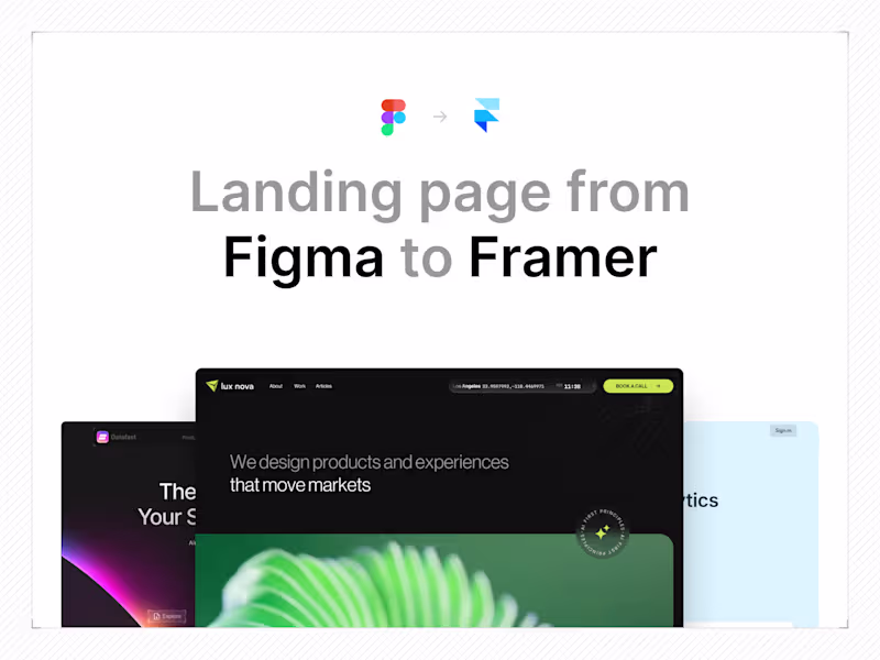 Cover image for Figma to Framer