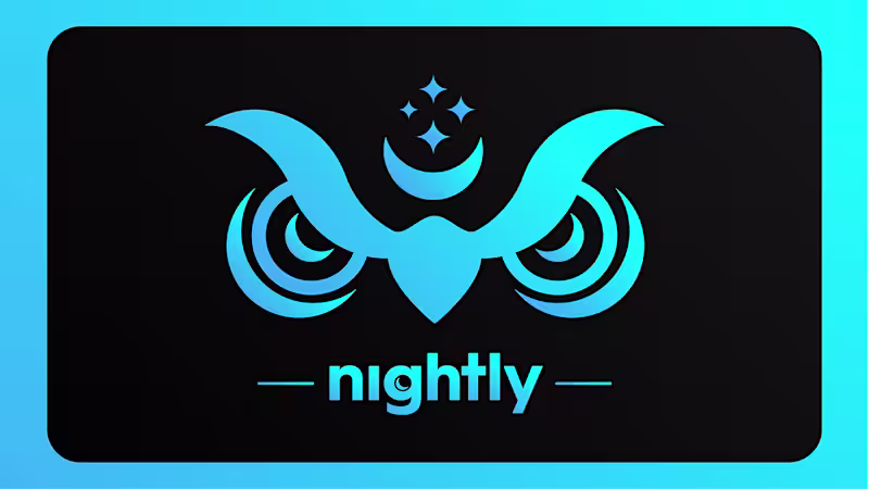 Cover image for Nightly Logo Design