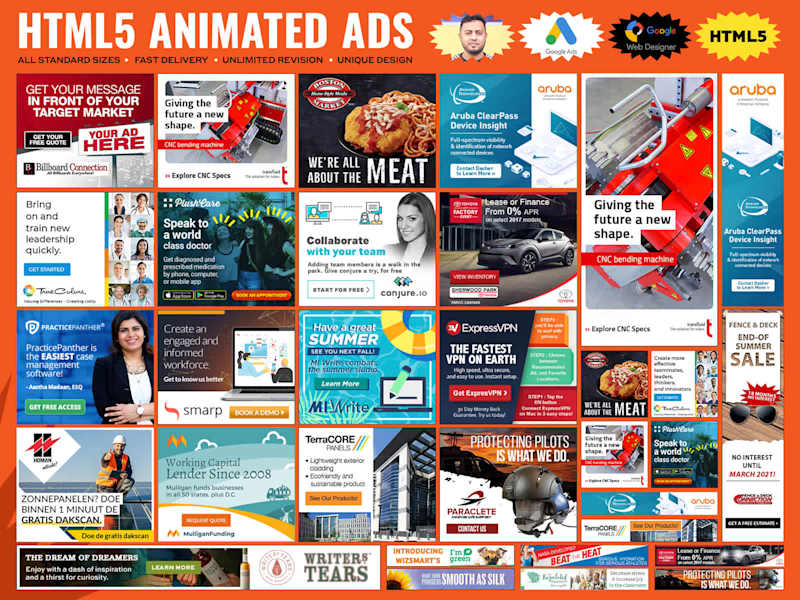 Cover image for Attractive Animated HTML5 Banner ads