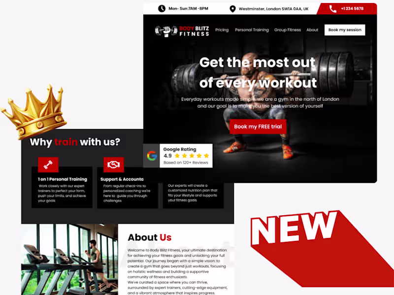 Cover image for Body Blitz Fitness