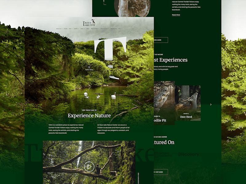 Cover image for Trout Nature Center - Landing Page