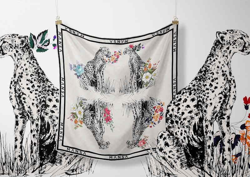 Cover image for Hand-Painted Scarf Designs