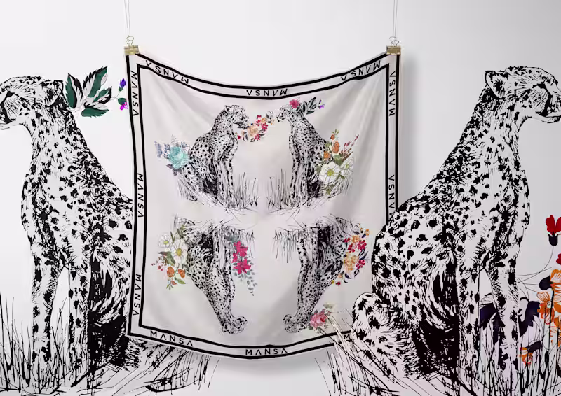 Cover image for Hand-Painted Scarf Designs