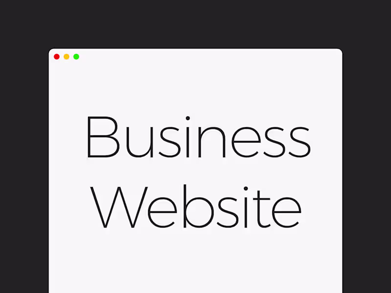 Cover image for Get a Business Website