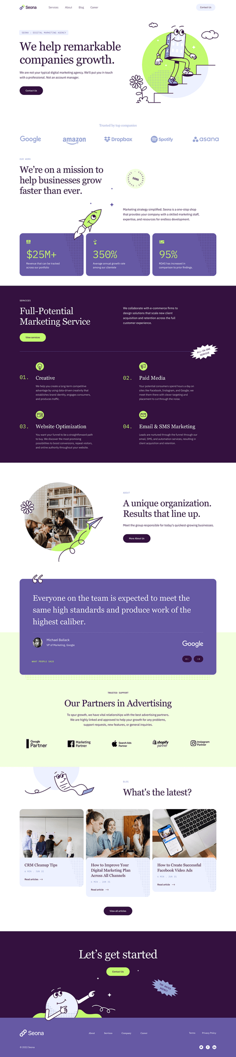 Cover image for Digital Marketing Website