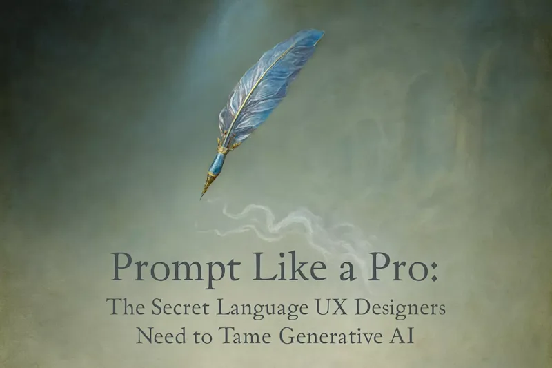 Cover image for Prompt Like a Pro: The Secret Language UX Designers Need to Tame Generative AI