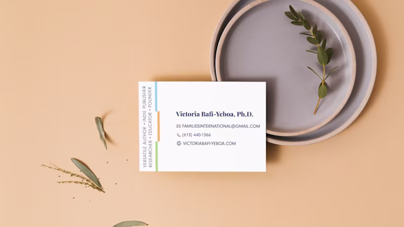 Cover image for Business Card and Brochure Design for Families International