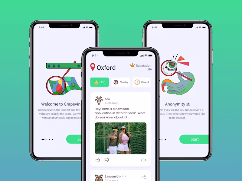 Cover image for Grapevine Social Mobile Application