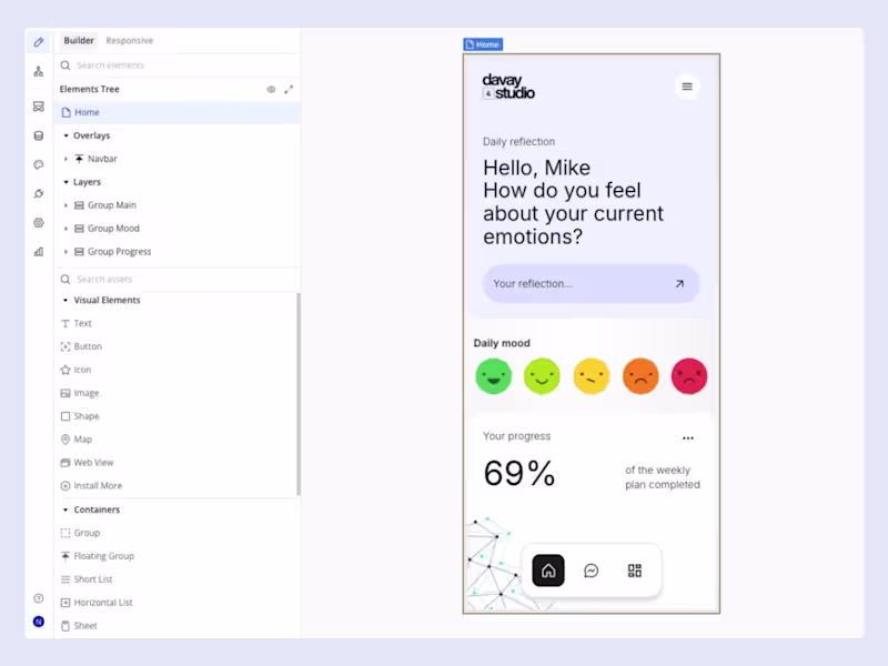 Cover image for Building an AI-powered mental health app with @bubble (https...
