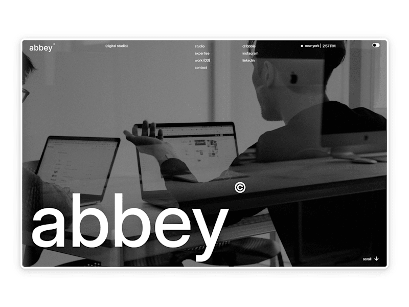 Cover image for Abbey — Clean and modern agency website