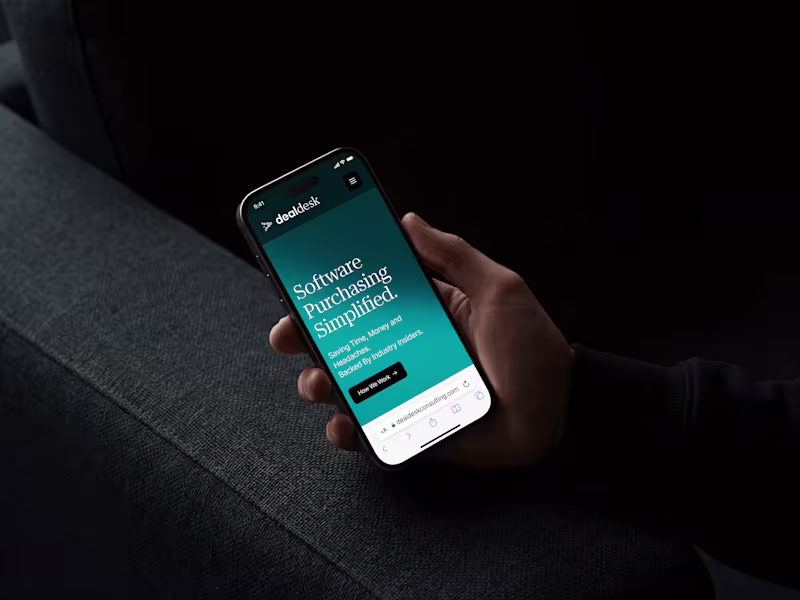 Cover image for Framer Website Development for DealDesk