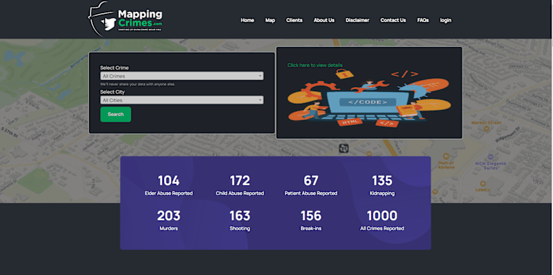 Cover image for MappingCrimes