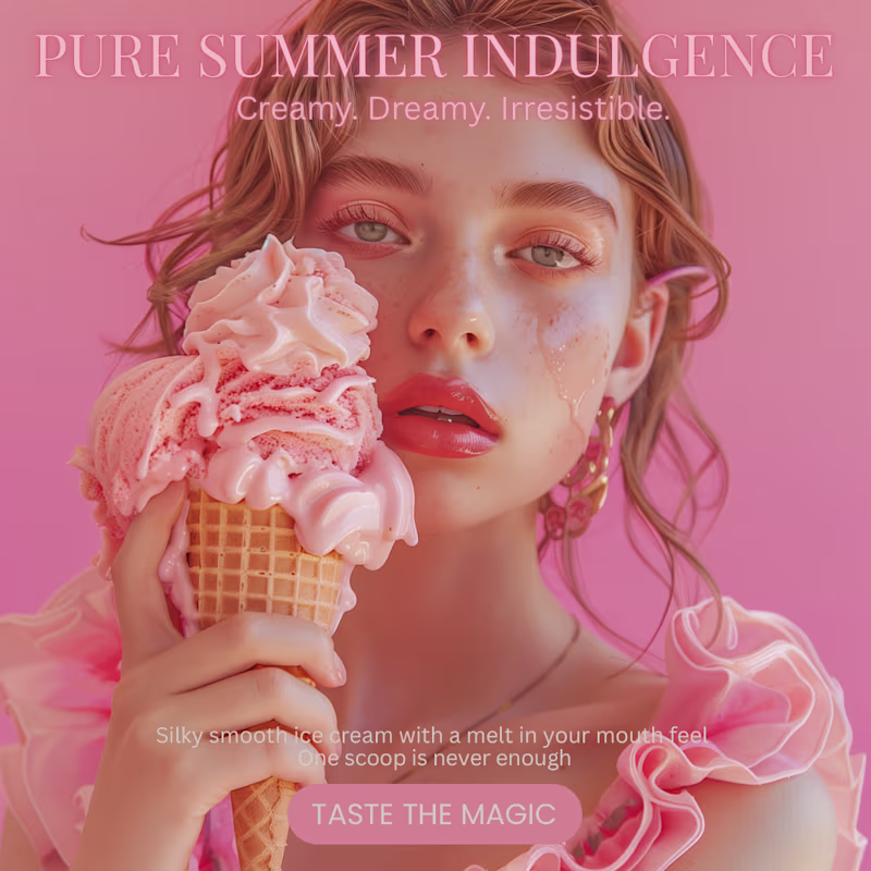 Cover image for High-end AI-powered food advertising creatives. Blending fas...