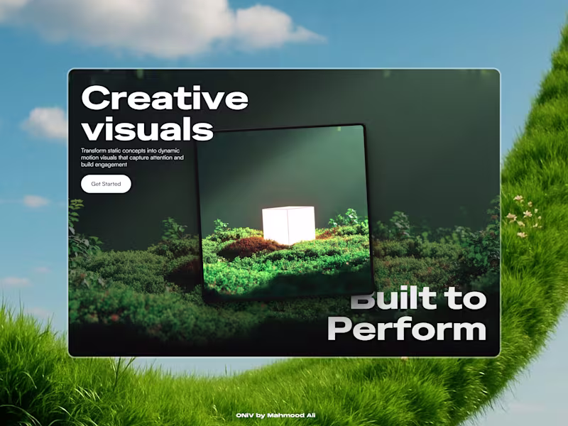 Cover image for ONiV – Premium Framer Template for Agencies & Creatives