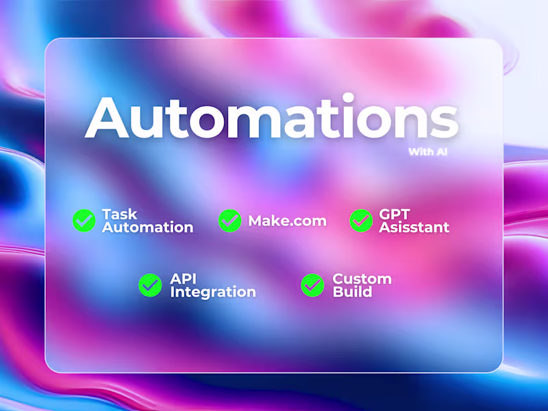 Cover image for Task Automation with AI: Automate Business Workflows