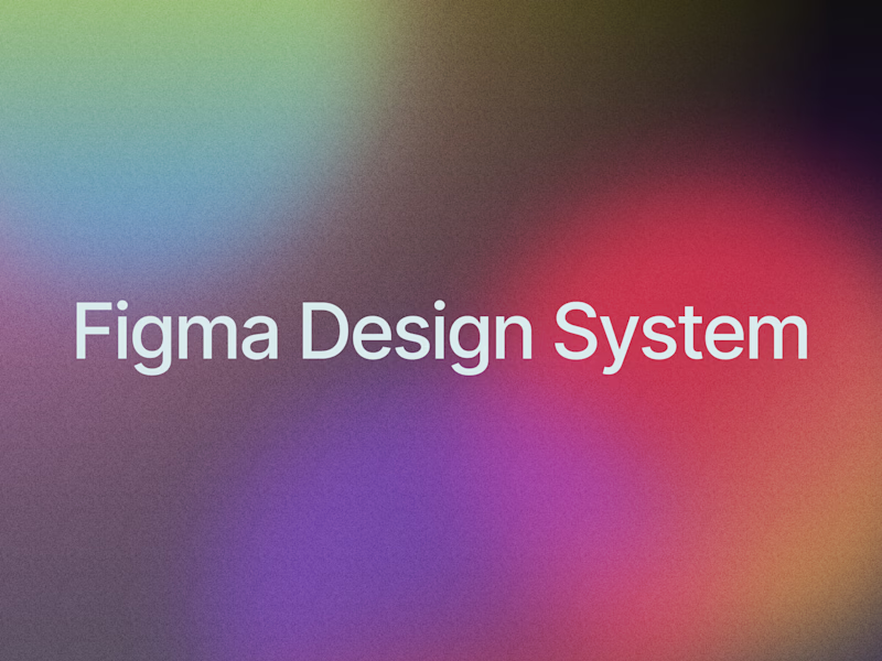 Cover image for Figma Design System