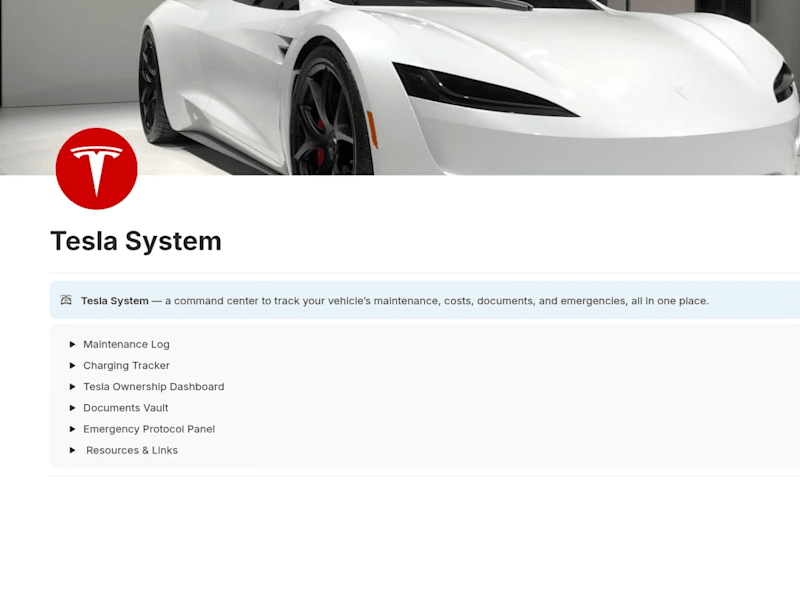 Cover image for Tesla System Dashboard
