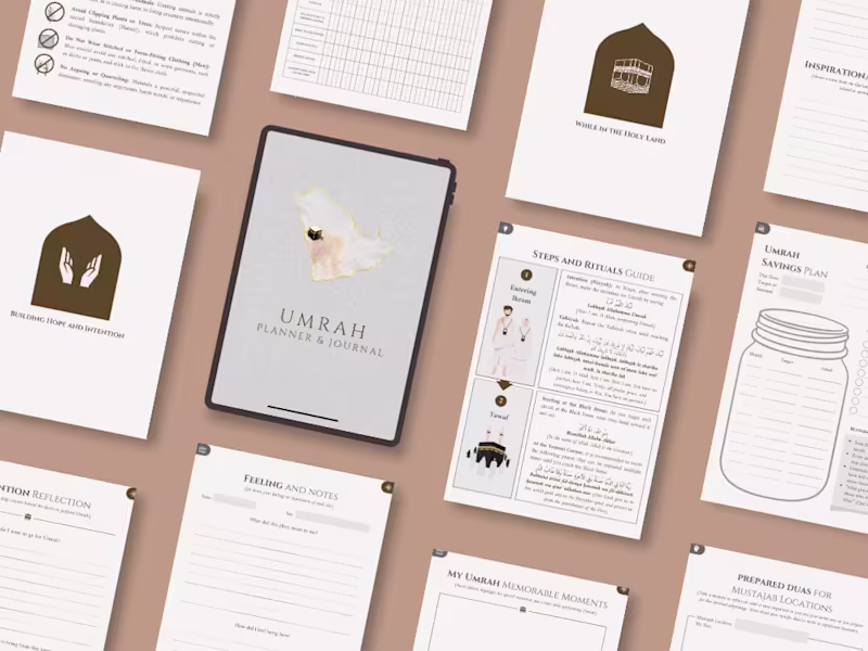 Cover image for Umrah Planner & Journal Development