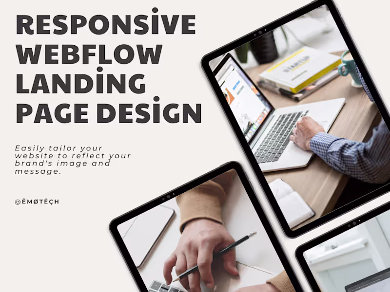 Cover image for Custom Landing Page Design & Webflow Development
