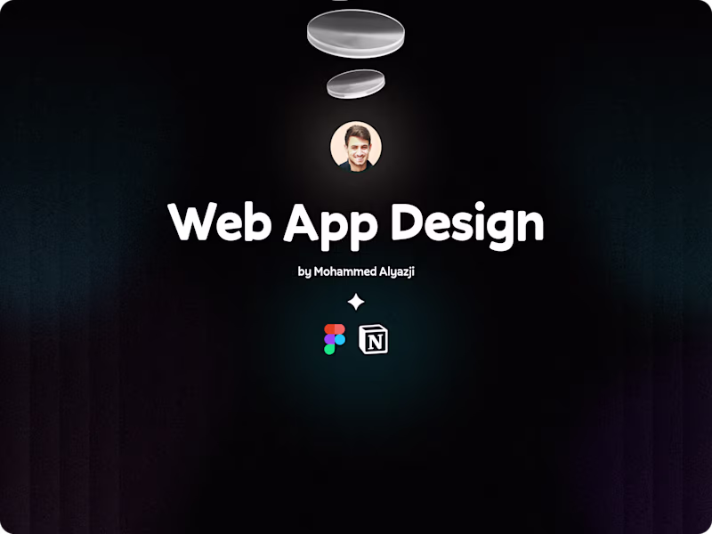Cover image for Web App Design